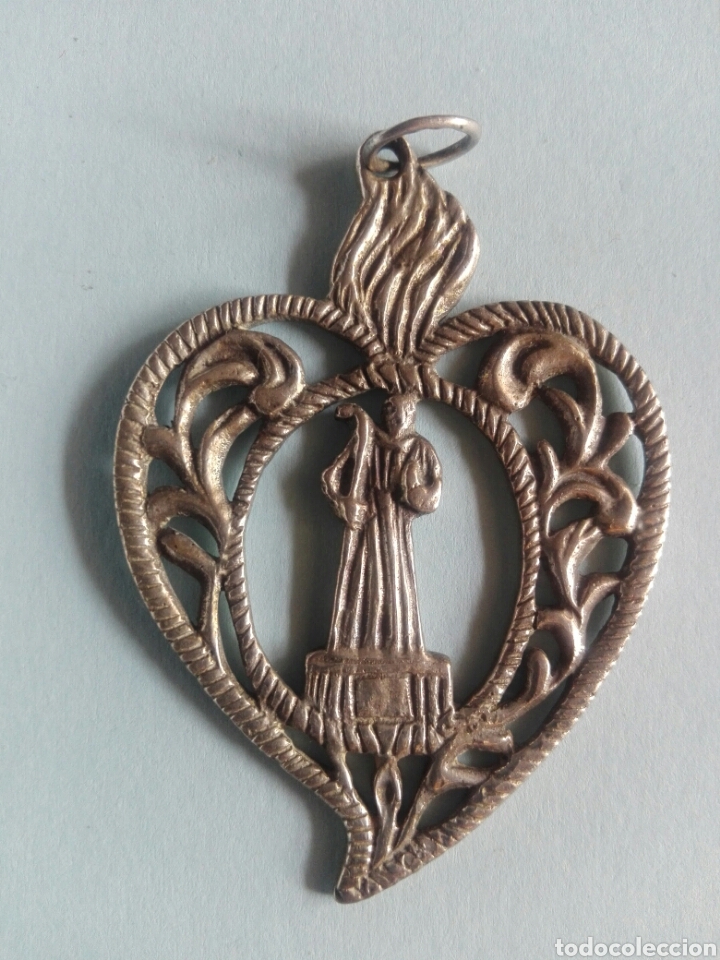 Joyeria: Colgante en forma de coraz&oacute;n - A&ntilde;os 80 - Foto 1
