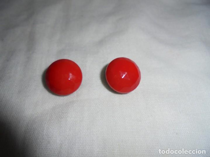 Joyeria: ANTIGUOS PENDIENTES ROJOS DE CRISTAL - Foto 3