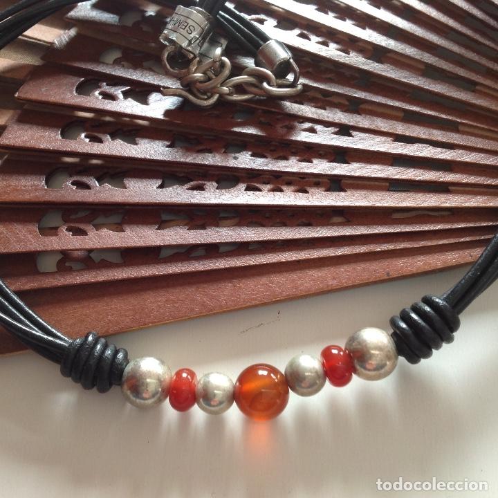 Joyeria: GARGANTILLA CON CORNALINAS. PIEDRAS SEMIPRECIOSAS - Foto 2