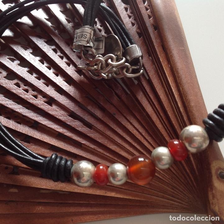 Joyeria: GARGANTILLA CON CORNALINAS. PIEDRAS SEMIPRECIOSAS - Foto 4