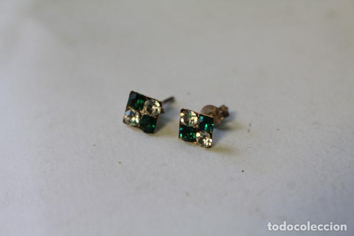 Joyeria: pendientes plata cuarzo y esmeraldas - Foto 1