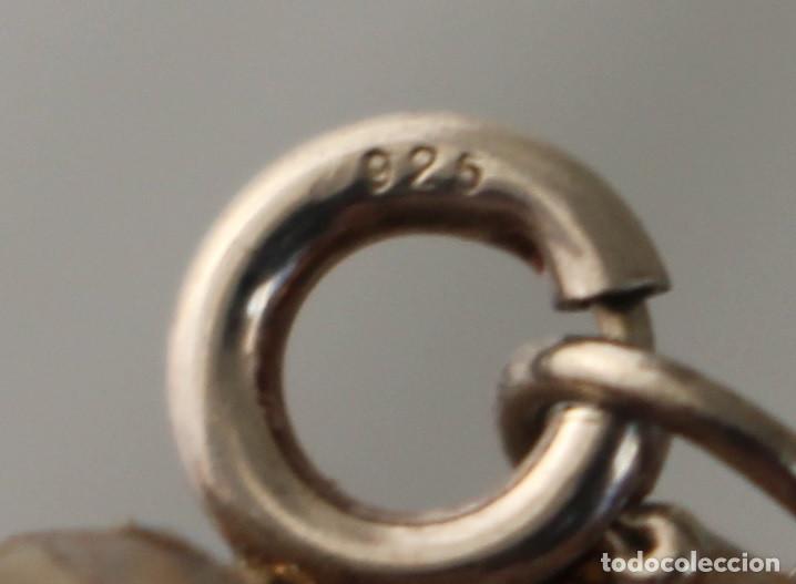 Joyeria: collar largo de perlas de agua con hilo de plata - Foto 6