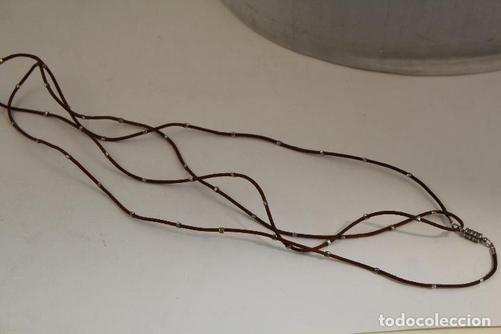 Joyeria: collar largo cord&oacute;n y plata 925 - Foto 4