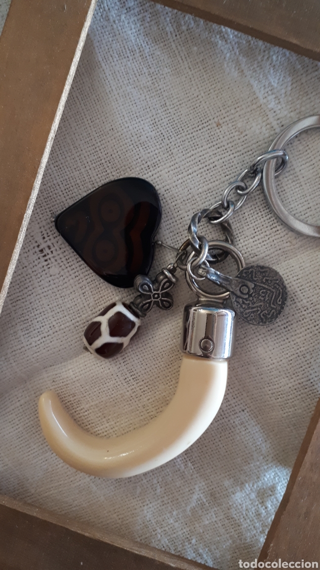 Joyeria: Llavero abalorios colmillo coraz&oacute;n - Foto 2