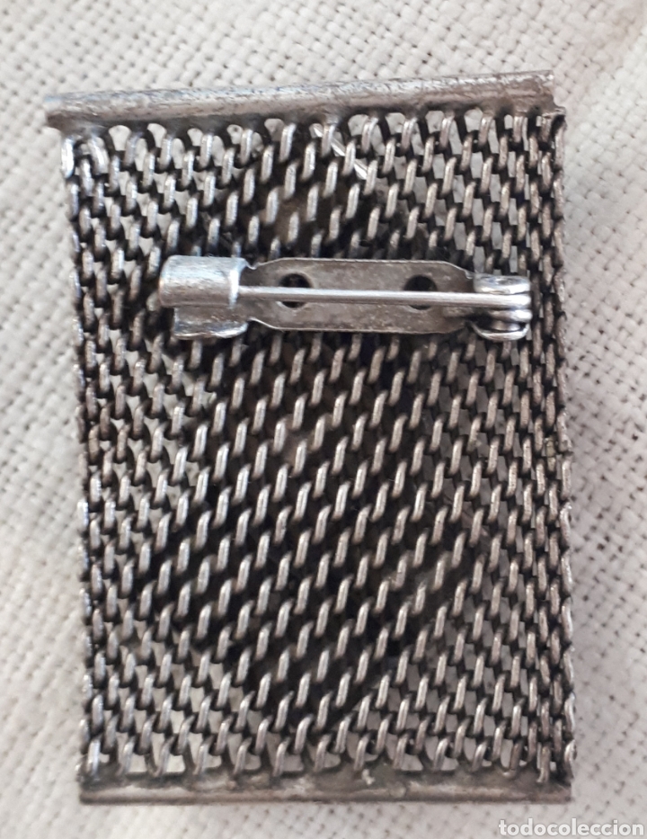 Joyeria: Broche vintage malla plateada plata? - Foto 2