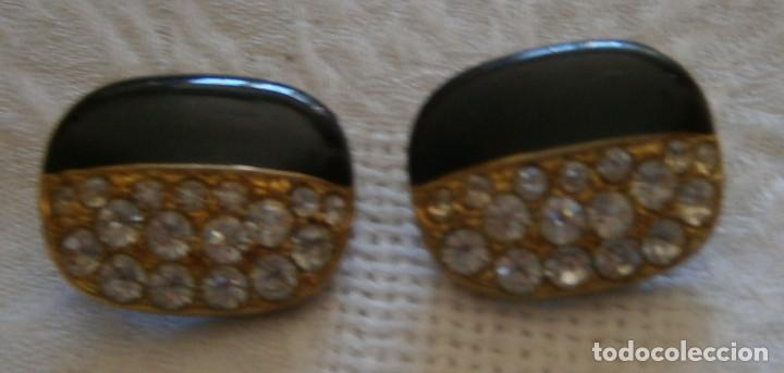 Joyeria: pendiente negros y piedras brillantes - Foto 1