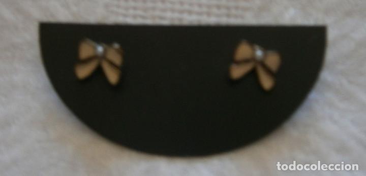 Joyeria: pendientes forma de lacito nuevos - Foto 2
