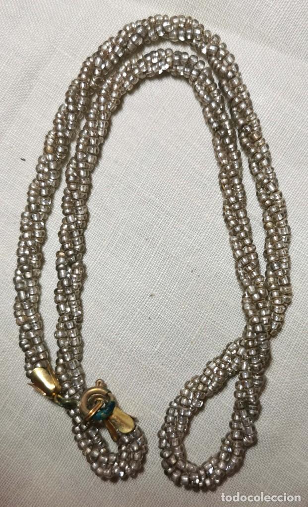 Joalharia: JOY062 COLLAR VINTAGE. MOSTACILLAS Y METAL DORADO. ESPA&Ntilde;A. A&Ntilde;OS 50