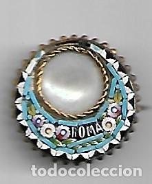 Schmuck: Roma.Broche en micromosaico