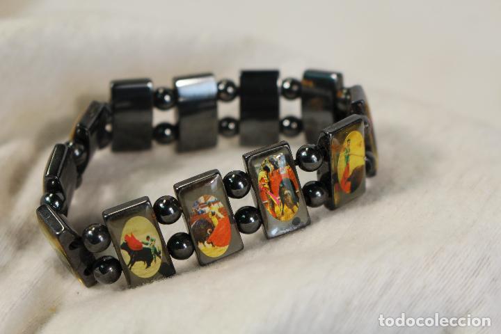 Joyeria: pulsera taurina en metal resinado - Foto 2
