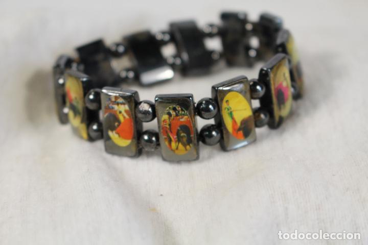 Joyeria: pulsera taurina en metal resinado - Foto 4