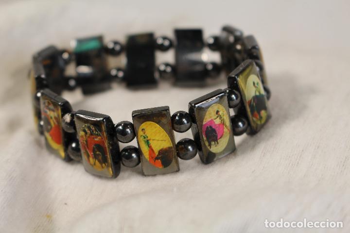 Joyeria: pulsera taurina en metal resinado - Foto 5
