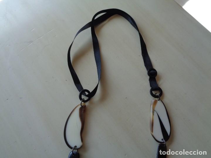 Joyeria: ORIGINAL COLLAR EN BLANCO NEGRO Y MARRON - Foto 3
