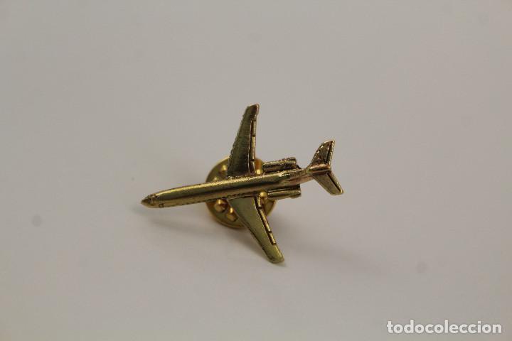 Schmuck: pin avion dorado broche antiguo de joyeria