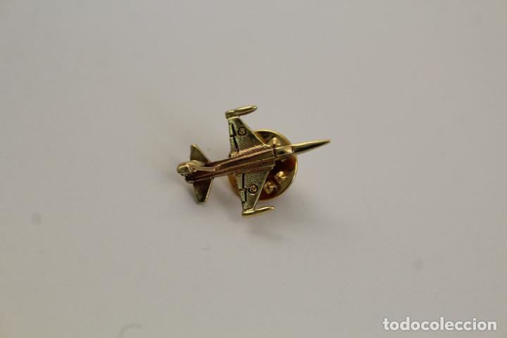 Schmuck: pin avion dorado broche antiguo de joyeria