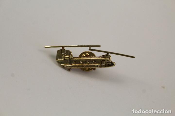 Gioielleria: pin helic&oacute;ptero dorado broche antiguo de joyeria