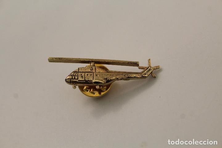 Gioielleria: pin helic&oacute;ptero dorado broche antiguo de joyeria