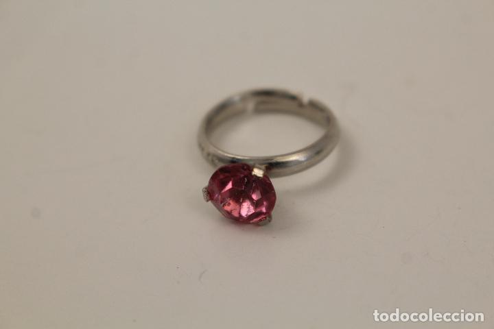 Joyeria: anillo en plata de ley con piedra rosa - Foto 3