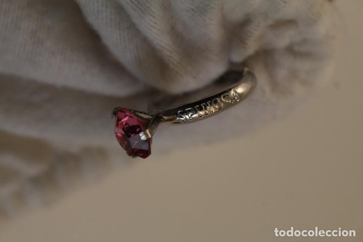 Joyeria: anillo en plata de ley con piedra rosa - Foto 6