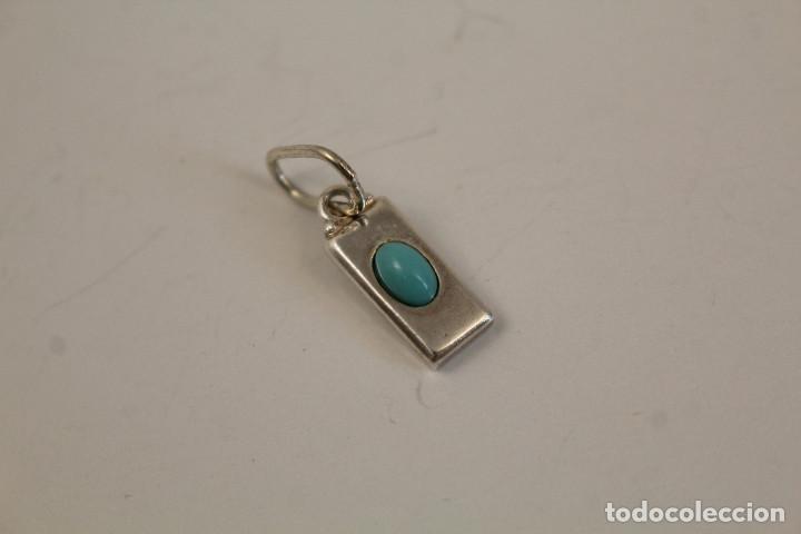 Joyeria: colgante plata 925 con turquesa - Foto 1