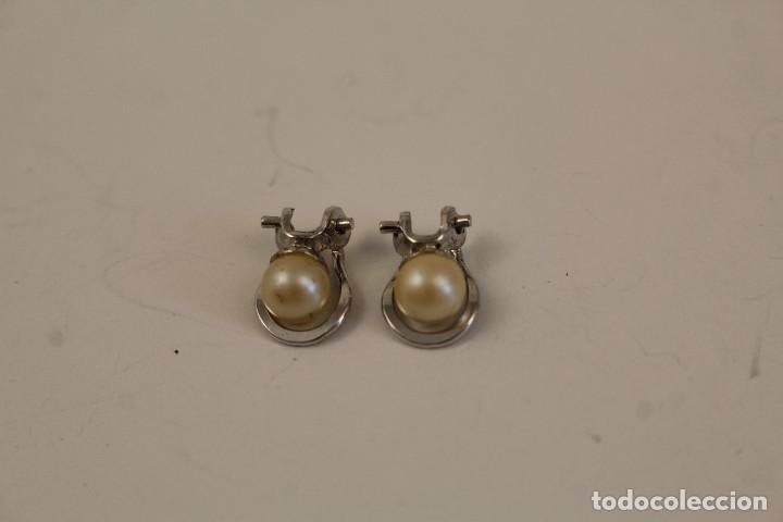 Joyeria: pendientes plata omega con perla - Foto 1