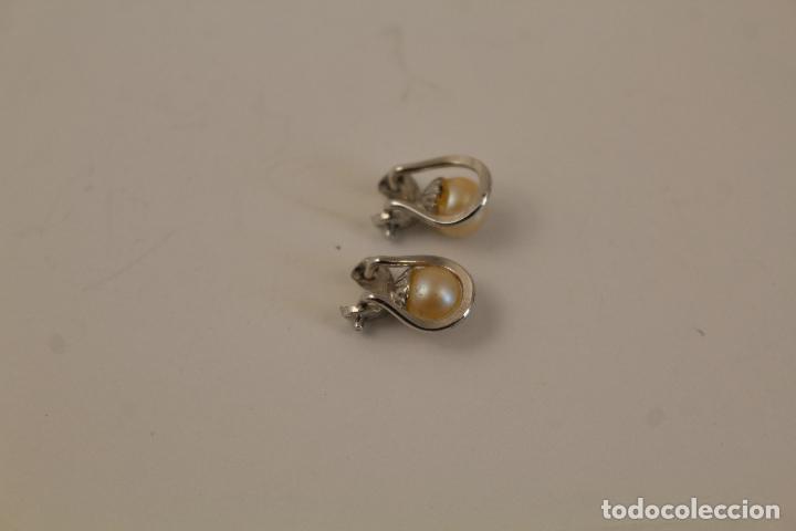 Joyeria: pendientes plata omega con perla - Foto 2
