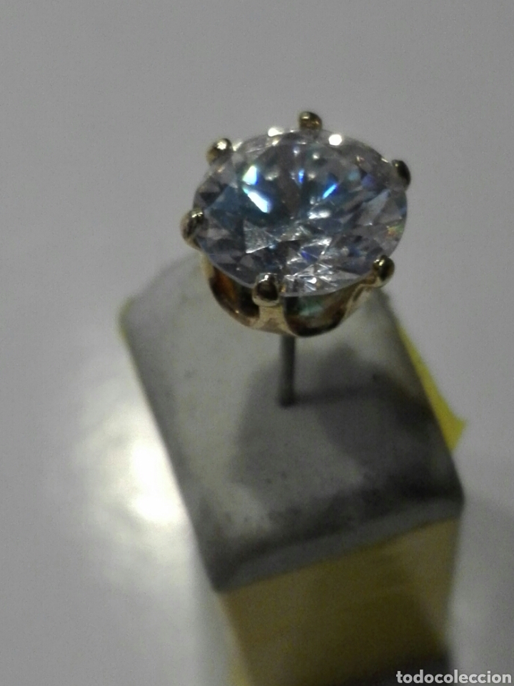 Joyeria: PENDIENTE DORADO Y PIEDRA - Foto 2