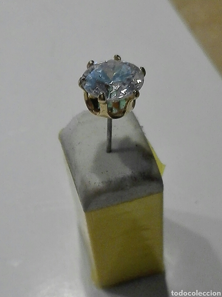 Joyeria: PENDIENTE DORADO Y PIEDRA - Foto 1