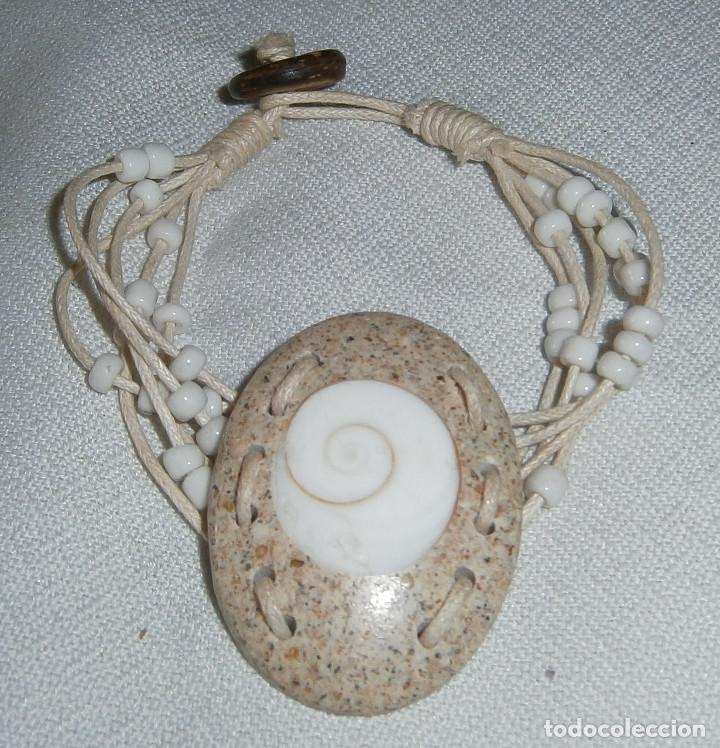 Joalharia: pulsera artesania mexicana piedra natural