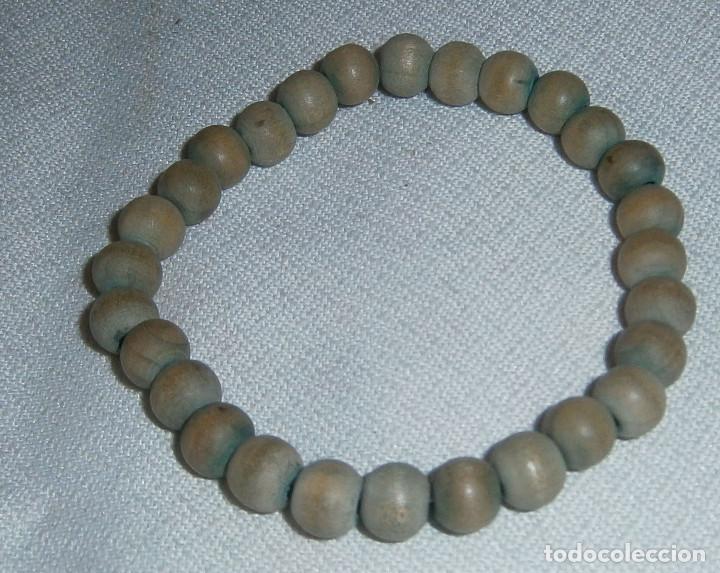 Joyeria: pulsera regulable con bolas de madera - Foto 1
