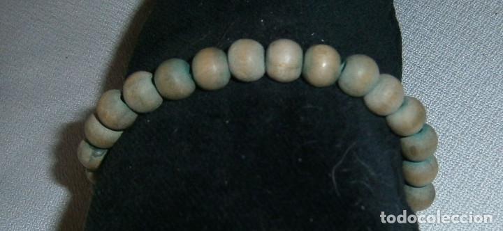 Joyeria: pulsera regulable con bolas de madera - Foto 2