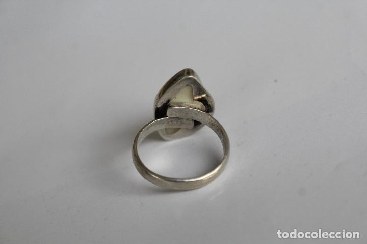 Joyeria: anillo nacar en plata de ley 925 - Foto 4