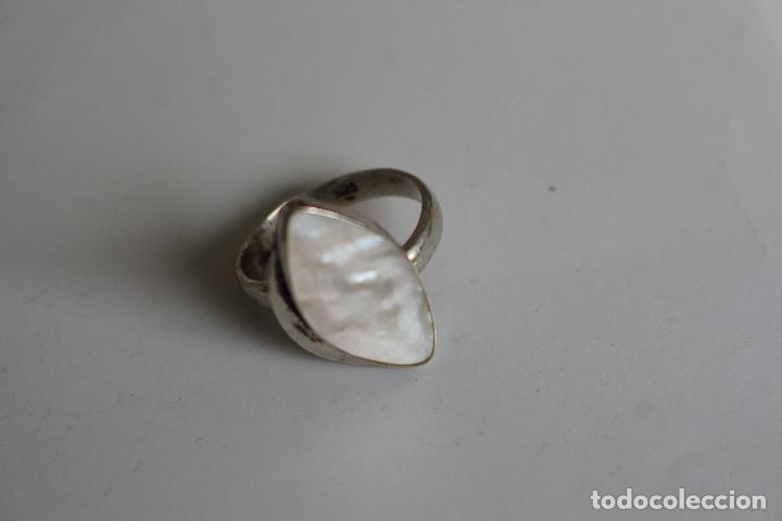 Joyeria: anillo nacar en plata de ley 925 - Foto 5