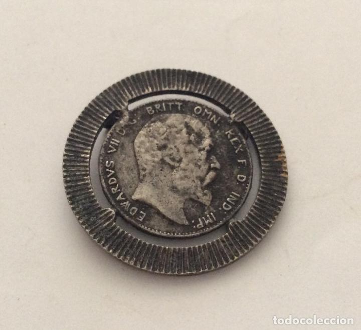 Joyeria: Broche moneda Edward Vii - Foto 1