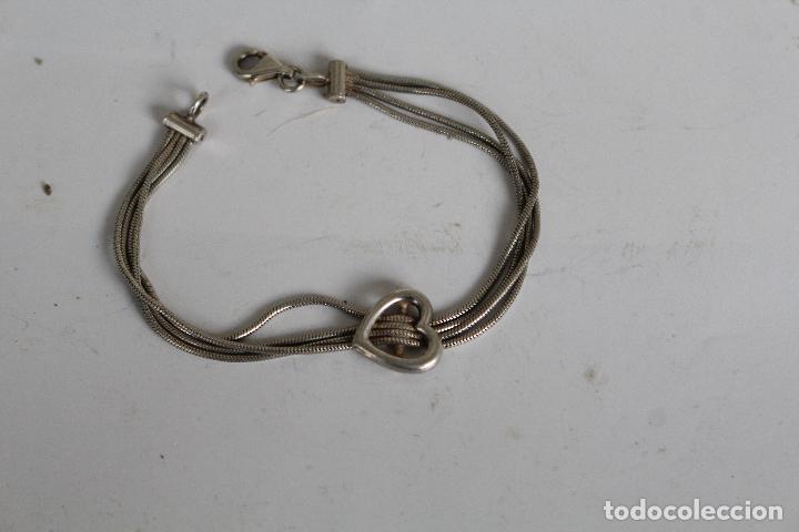 Joyeria: pulsera corazon de plata de ley 925 - Foto 5