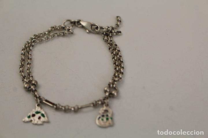 Joyeria: pulsera de plata de ley 925 con dinosaurios - Foto 3