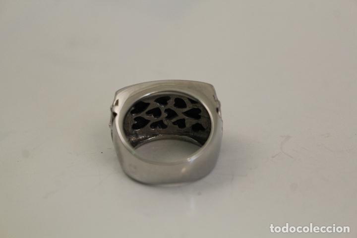 Joyeria: ANILLO DESCARO ACERO INOX Y &Oacute;NIX - Foto 2