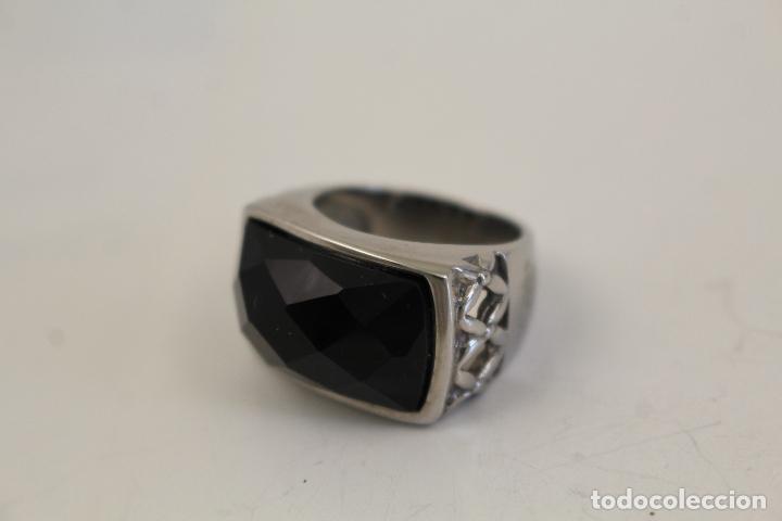 Joyeria: ANILLO DESCARO ACERO INOX Y &Oacute;NIX - Foto 4