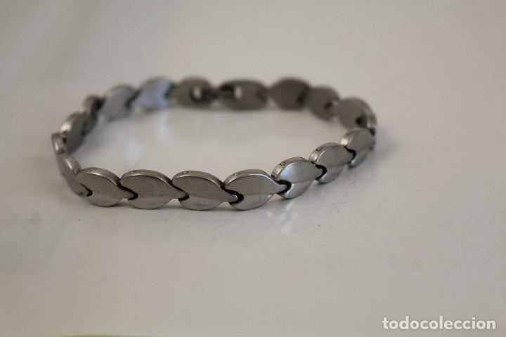 Joyeria: Pulsera de la marca diloy  en acero INX.