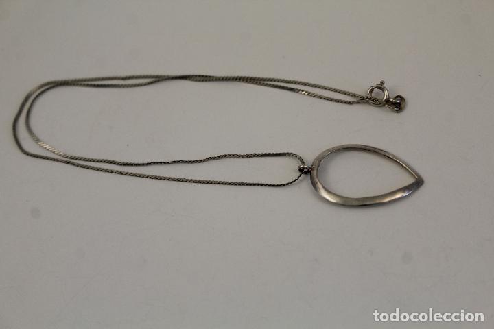 Joyeria: gargantilla con lagrima de plata 925 - Foto 2