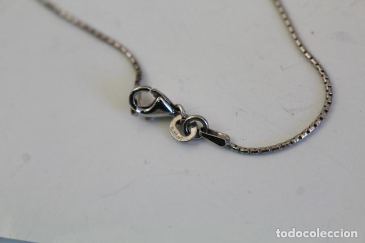 Joyeria: gargantilla en plata de ley con marquesita azul - Foto 4