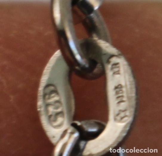 Joyeria: gargantilla en plata de ley con marquesita azul - Foto 6