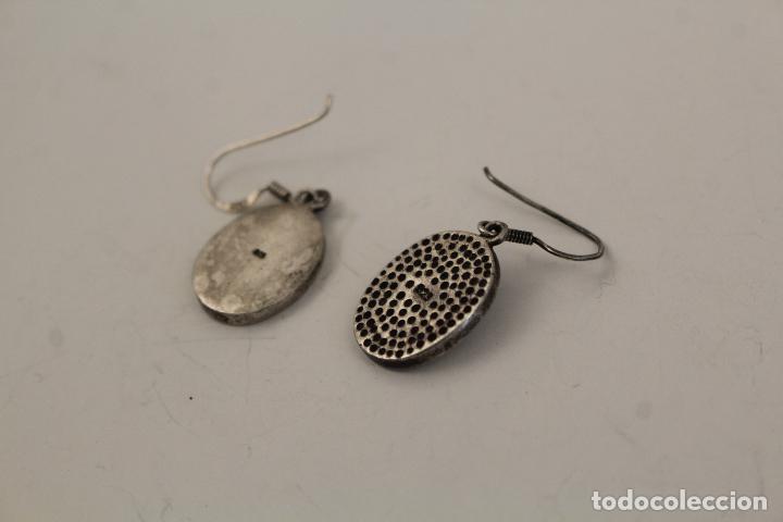 Joyeria: pendientes en plata de ley 925 con nacar - Foto 4