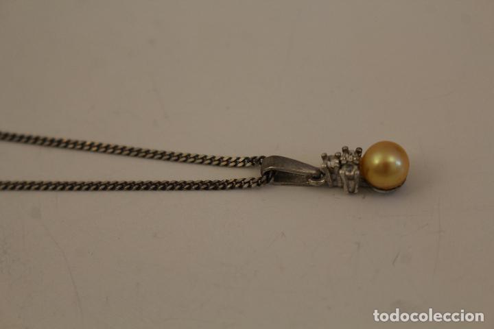 Joyeria: collar de plata 925 con circonitas y perla - Foto 6
