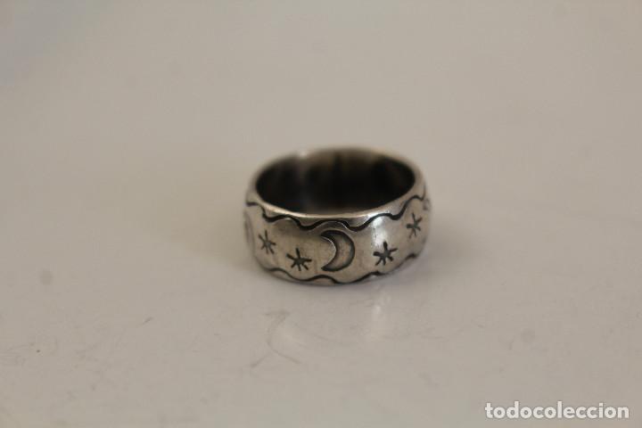 Joyeria: anillo plata de ley con estrellas y la luna - Foto 1