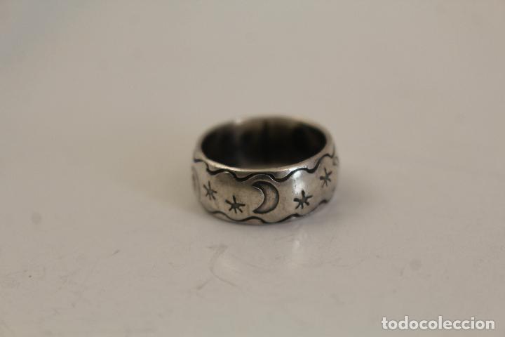 Joyeria: anillo plata de ley con estrellas y la luna - Foto 3
