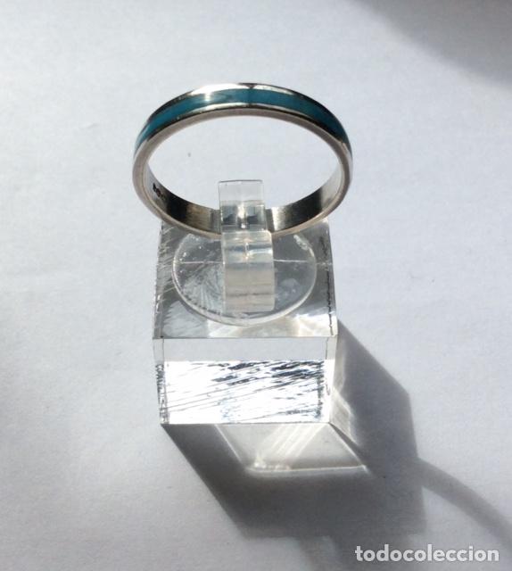 Joyeria: ANILLO PLATA DE LEY Y ESMALTE. - Foto 3