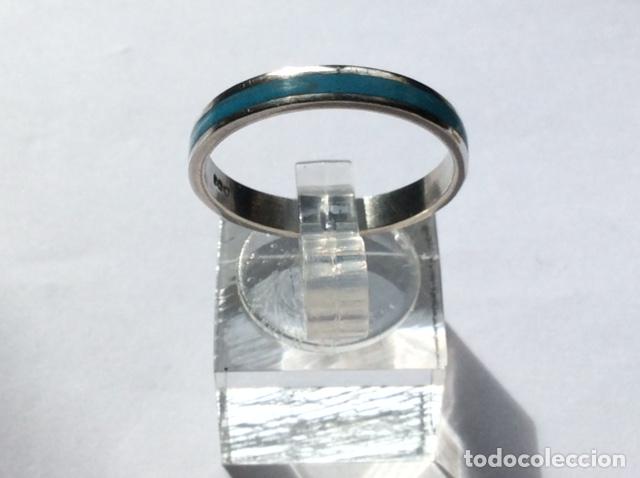 Joyeria: ANILLO PLATA DE LEY Y ESMALTE. - Foto 1