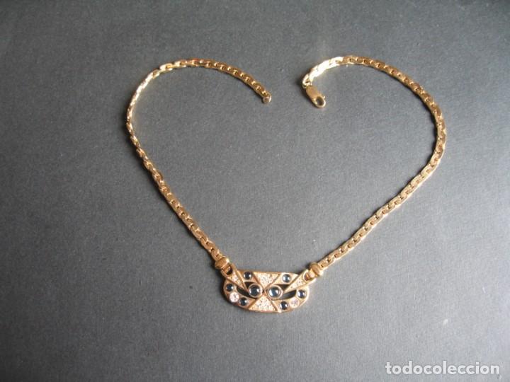 Joyeria: GARGANTILLA CHAPADA EN ORO CON PEDRERIA - Foto 1