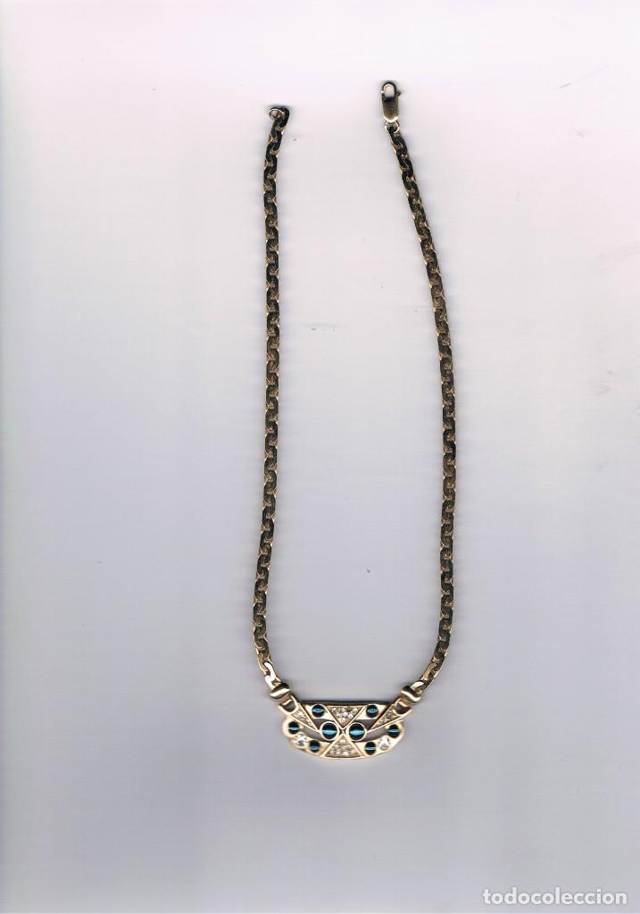 Joyeria: GARGANTILLA CHAPADA EN ORO CON PEDRERIA - Foto 2